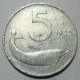 REPUBBLICA ITALIANA 5 Lire Delfino 1955 BB  - 5 Lire