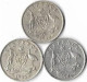 AUSTRALIE  GEORGES VI  ,6 Pence,   Lot De 3 Monnaies De 1943 , 1944 & 1945 Denver San Franci & Melbourne ,  Argent , TTB - Unclassified