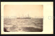 HMS UK GB 3 MAST Battleship Military Uruguay Port Real Photo RPPC Postcard C1902 - Collections & Lots