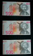 SLOWENIA+500-TOLARJEV+1992+P-16a+UNC+AA+LOT-3PCS+SEQUENCE NUMBERS - Slovenia