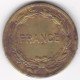 Gouvernement Provisoire 2 Francs 1944 Type Français , En Laiton , Lec# 45 - Argelia