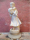 Delcampe - Sculpture XIXème En Albâtre Enfants Jouant Fillette Portant Son Frêre Sur Le Dos - Andere & Zonder Classificatie