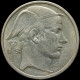LaZooRo: Belgium 50 Francs Frank 1954 UNC - Silver - 50 Francs