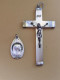 Delcampe - Médaille & Croix Religieuses En Argent Massif - Pendants