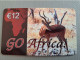 NETHERLANDS /  PREPAID / / GO AFRIKA / REE/DEAR/   REEBOCK /  € 12,-  MINT  ** 15120** - Privat