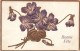 FÊTES ET VOEUX - Anniversaire - Un Bouquet De Fleur - Colorisé - Carte Postale Ancienne - Geburtstag