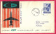 NORGE - FIRST CARAVELLE FLIGHT - SAS - FROM OSLO TO PARIS *1.4.60* ON OFFICIAL COVER - Brieven En Documenten