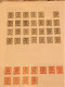 Delcampe - Collection De Timbres Sur 15 Ff. Préoblitérés ( PRE ) Et Avec Surcharge - Typo Precancels 1912-14 (Lion)