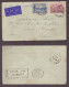 Australie Lettre Cachet 1935 2 Timbres Timbre N°95 + PA Oblitération Paris RP Avion Gagnez Du Temps Répondez Par Avion - Lettres & Documents