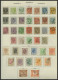 SAMMLUNGEN, LOTS , O, 1862-1918, Interessante Alte Teilsammlung, Mi.Nr. 36-250 Ziemlich Komplett Mit Mi.Nr. 146-53, 160, - Otros & Sin Clasificación