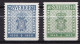 SE432A – SUEDE – SWEDEN – 1955 – FIRST STAMP CENTENARY - Y&T # 395/96 MNH - Ungebraucht