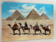 CPM - EGYPTE - GIZA - Camel Caravan Near GIZA Pyramids - Pirámides