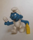 FIGURINE SCHTROUMPF - SMURF - PIFUTOS  - Publicitaire Pour ASB (3) - Smurfen