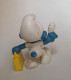 FIGURINE SCHTROUMPF - SMURF - PIFUTOS  - Publicitaire Pour ASB (3) - Smurfen