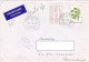 WYCH ELM TREE, AMOUNT 6 RED MACHINE PRINTED STAMPS ON COVER, 1999, LUXEMBOURG - Brieven En Documenten