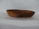 Vintage Carved Wooden Bowl With Two Slots #1625 - Plates