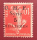 Syrie #28b,1920 5m/10c Semeuse Camée De France Surcharge Renversé Neuf**/MNH (c.170€), TB ( Liban Syria - Unused Stamps
