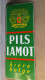 Plaque Emaillée Ancienne Bière Belge Lamot ,emaillerie Alsacienne  Strasbourg   38/95CMS  Très Rare - Liquor & Beer