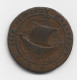 T65  -  GRAN BRETAÑA -  Robert Bird Wilkins 1792 Isle Of Wight Half Penny 1792 - Sonstige & Ohne Zuordnung