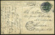 HAMBURG/ *1ag 1906 (27.2.) 1K-Gitter Auf Monochromer Color-Relief-Ak.: SILBERHOCHZEIT DES DEUTSCHEN KAISERPAARES 27. FEB - Other & Unclassified