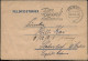 BERLIN NW 7/ Mn/ Fasse/ Dich Kurz!!/ Am/ FERNSPRECHER 1944 (30.3.) MWSt Auf  P R O P A G A N D A - Feldpost-Faltbf.: "Ob - WW2