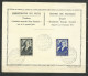 Belgique N°456/457 Fondation Reine Elisabeth Feuillet FDC Bruxelles Le 15/9/1937   B/TB Soldé  ! ! ! - ....-1951