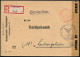 GÖPPINGEN 1/ A/ BEZAHLT 1946 (8.10.) 2K-Steg-PFS + Provis. RZ: Göppingen/r + Viol. US-Zensur-1K: U.S. CIVIL CENSORSHIP/  - Sonstige & Ohne Zuordnung