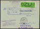 BERLIN C 2/ Magistrat/ Von/ Groß-Berlin/ ZKD 1968 (8.11.) Lila ZKD-AFS Francotyp Auf Grüner ZKD-Marke: ZU, Mit Zustellun - Andere & Zonder Classificatie