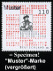 B.R.D. 2000 (Feb.) 110 Pf. "600. Geburtstag Joh. Gutenberg" Mit Amtl. Handstempel  "M U S T E R" , Postfr. + Amtl. Ankün - Other