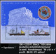 B.R.D. 2001 (Nov.) 110 Pf. + 220 Pf. "100 Jahre Deutsche Antarktisforschung", Block, Jede Marke Mit Amtl. Handstempel  " - Antarktis-Expeditionen