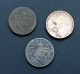 5 Cent X3 (koper) 1834 + 1849 + 1851 Leopold I - 5 Cents