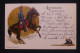 LUXEMBOURG - Perforé Sur Carte Postale ( Gendarmerie) En 1899 - L 147019 - 1895 Adolphe Profil