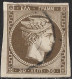 GREECE 1876 Large Hermes Head Paris Print 30 L Olive Brown Vl. 57 - Used Stamps