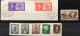 1770. ALBANIA1939-1940 5 SETS LOT.SASS.16-29(24 DAMAGED)AIR 1-3,4,5-11.SPECIAL DELIVERY 1-2 - Albanië