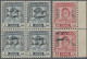 Iraq: 1958, "Republique Iraq" Surcharges, 10f. Rose, Vertical Pair, Lower Stamp - Iraq