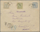 Montenegro - Postal Stationery: 1894, Stationery Envelope 10nkr. Blue Uprated By - Montenegro