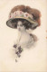 Illustrateur - Schilbach - Jeune Femme Au Grand Chapeau A Fleurs - Carte Postale Ancienne - Schilbach