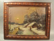 Tableau XIXème Paysage D'Hiver Ecole De Barbizon - Vissen