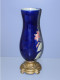 Delcampe - - ANCIEN VASE BARBOTINE PIED REGULE Redoré COLLECTION DECO VITRINE    E - Vases