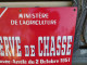 Ancienne Plaque Émaillée Réserve De Chasse Années 50 - Instructions