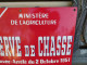 Ancienne Plaque Émaillée Réserve De Chasse Années 50 - Indications