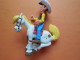 Objets Dérivés BD FIGURINE LUCKY LUKE ET JOLLY JUMPER....RARE.....(colonne2) - Little Figures - Plastic