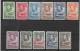 BECHUANALAND 1938 - 1952 SET SG 118/128 UNMOUNTED MINT/MOUNTED MINT Cat £110 - 1885-1964 Protectorat Du Bechuanaland