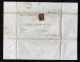 Lot # 280 1847, 10¢ Black Almost Four Marginal Genuine Stamp "tied" By Red Grid - Altri & Non Classificati