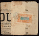 Lot # 872 Somali Coast; Newspaper Wrapper: 1902 5c On 40s Orange Blue - Somalilandia (Protectorado ...-1959)