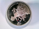Münze/Medaille, Inlay Prägung Lettland, Sammlermünze 1994, Cu Versilbert Mit Vergoldetem Inlay - Numismatics