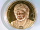 Münze/Medaille, A. Merkel 1. Dt. Bundeskanzlerin, Sammlermünze 2009, Cu Vergoldet - Numismatik
