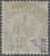 Deutsche Post In Der Türkei: 1889, Adler, 2½ P. Auf 50 Pfg. Bräunlichrot, Am Obe - Turkey (offices)