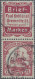 Deutsch-Ostafrika - Zusammendrucke: 1911, R6b "Briefmarken Paul Kohl Chemnitz" + - German East Africa