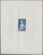 Saarland (1947/56): 1954, 10 Fr. Gemälde Auf Seidenpapier Als "épreuve D'artiste - Unused Stamps